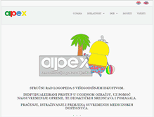 Tablet Screenshot of logoped-apex.hr